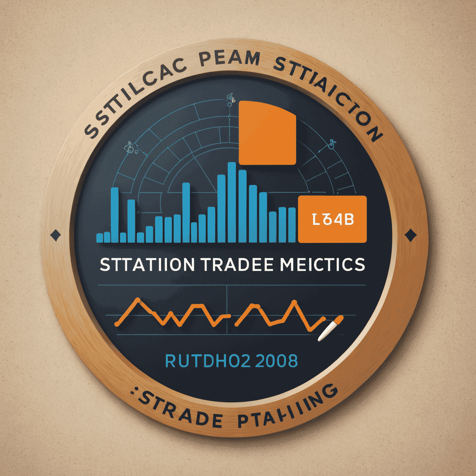 Station Trade Metrics Lab logo featuring a stylized chart and trading symbols