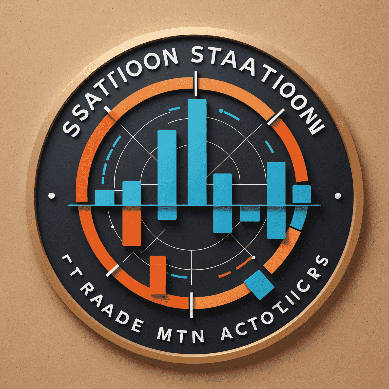 Station Trade Metrics Lab logo featuring a stylized chart and trading symbols