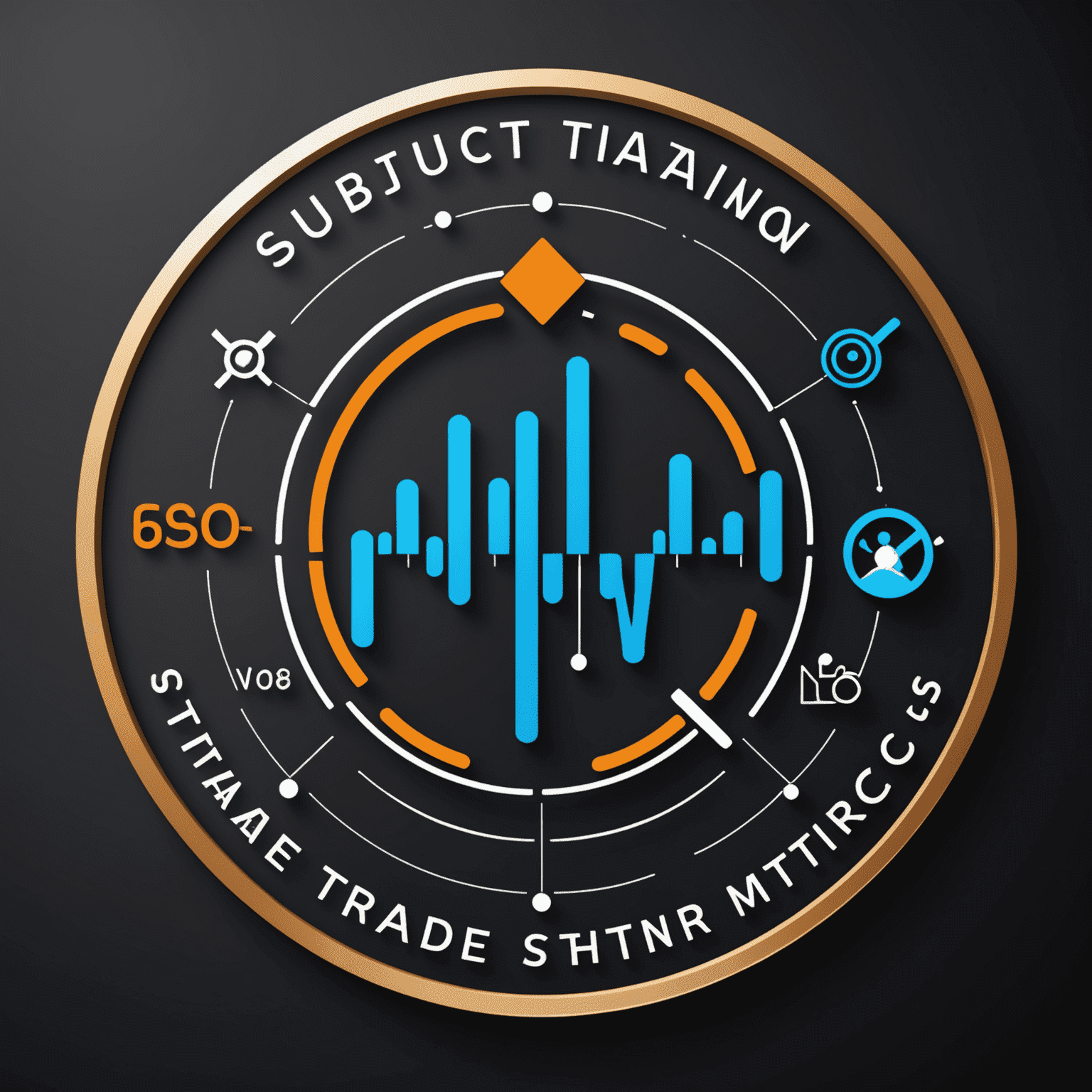 Station Trade Metrics Lab logo featuring a stylized chart and trading symbols