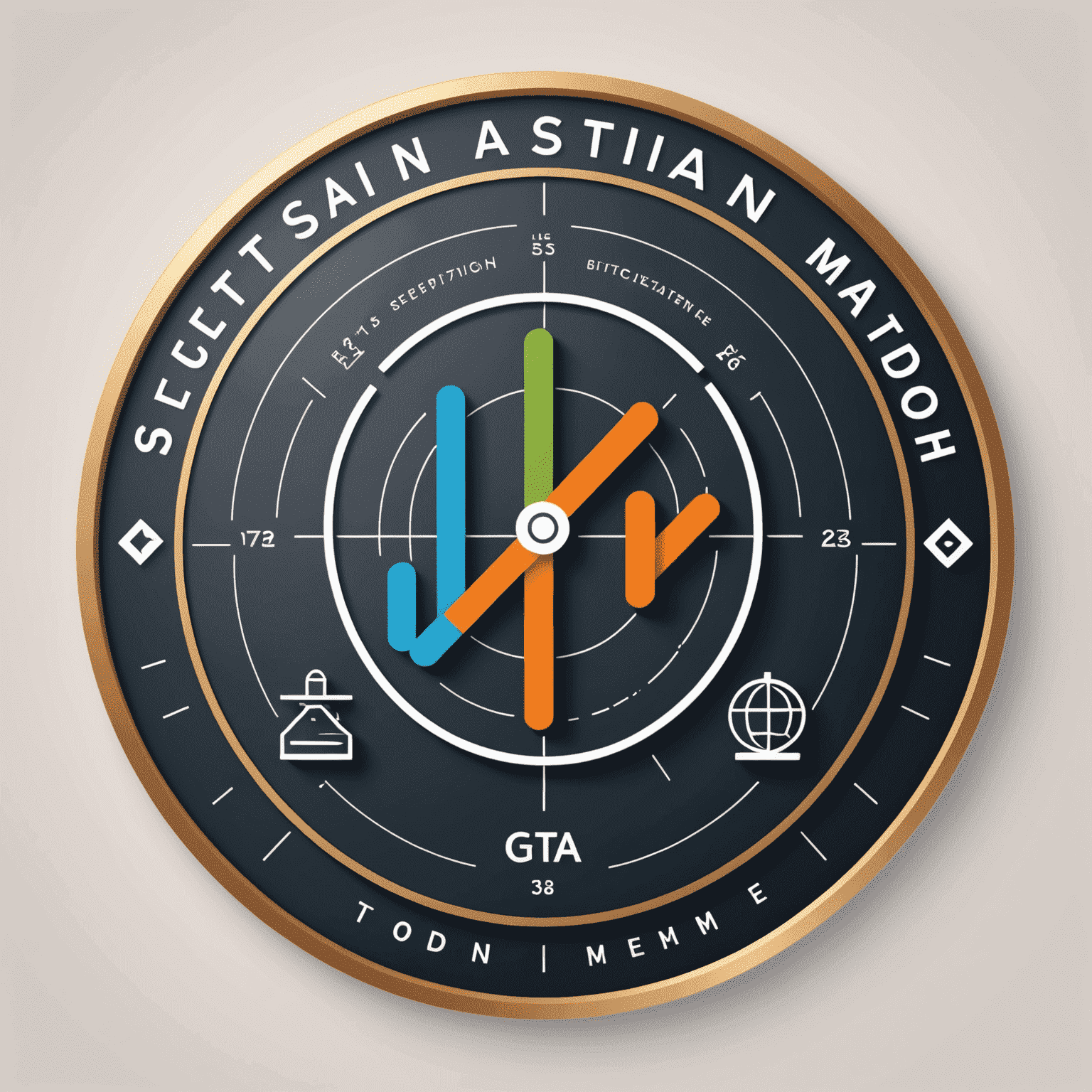Station Trade Metrics Lab logo featuring a stylized chart and trading symbols
